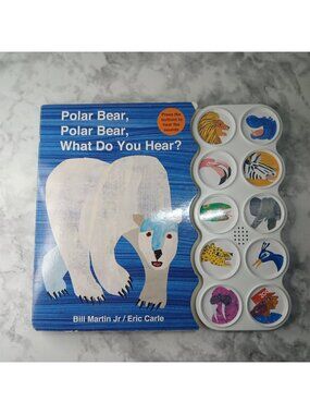 Polar Bear, Polar Bear What Do You Hear? sound book - Board book - VERY GOOD